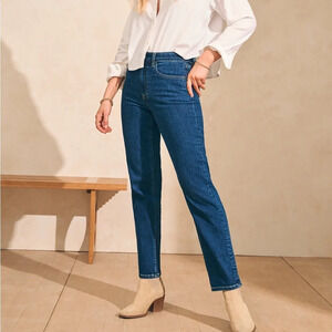 Faherty denim slim straight night creek size 27